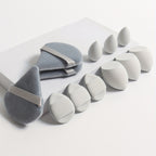 Coffret de 12 Éponges de Maquillage Polyvalentes – 3 Poudriers, 3 Mini Coussinets, 3 Beauty Blenders et 3 Mini Beauty Blenders