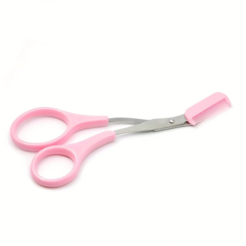 Ciseaux à sourcils avec peigne –  Acier inoxydable