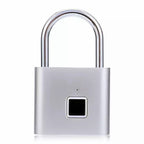 Cadenas Intelligent à Empreinte Digitale – Étanche, Sans Clé, Rechargeable USB, Aluminium Léger pour Bagages, Valises et Sacs à Dos