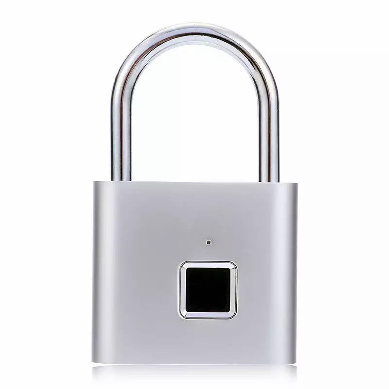 Cadenas Intelligent à Empreinte Digitale – Étanche, Sans Clé, Rechargeable USB, Aluminium Léger pour Bagages, Valises et Sacs à Dos