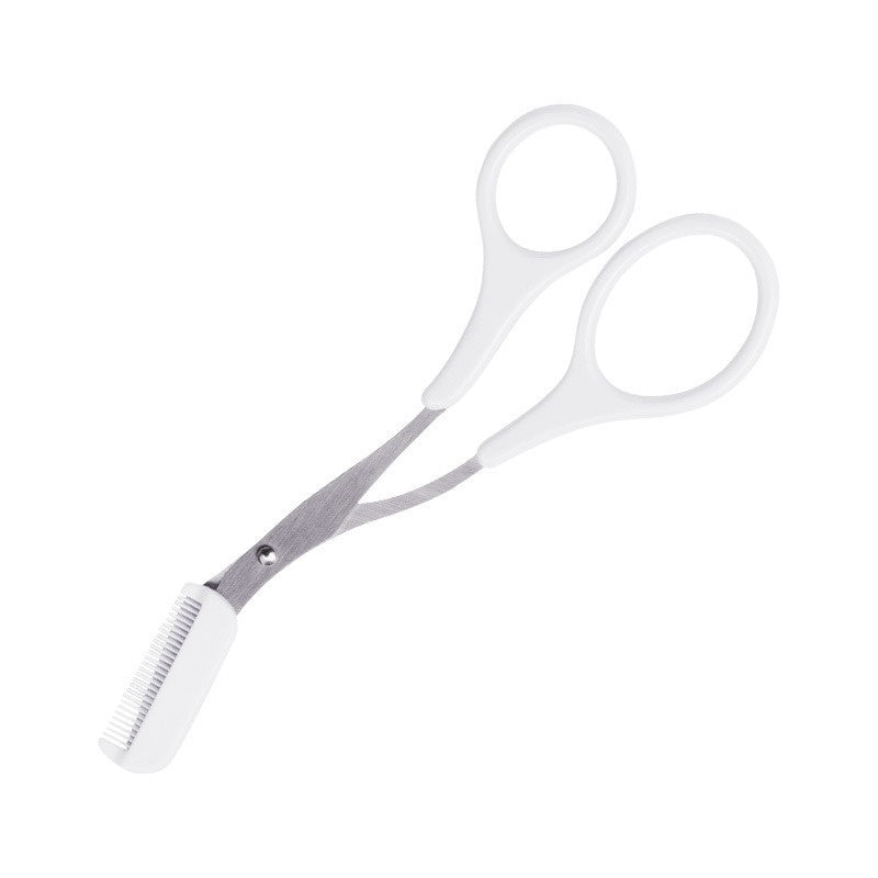 Ciseaux à sourcils avec peigne –  Acier inoxydable