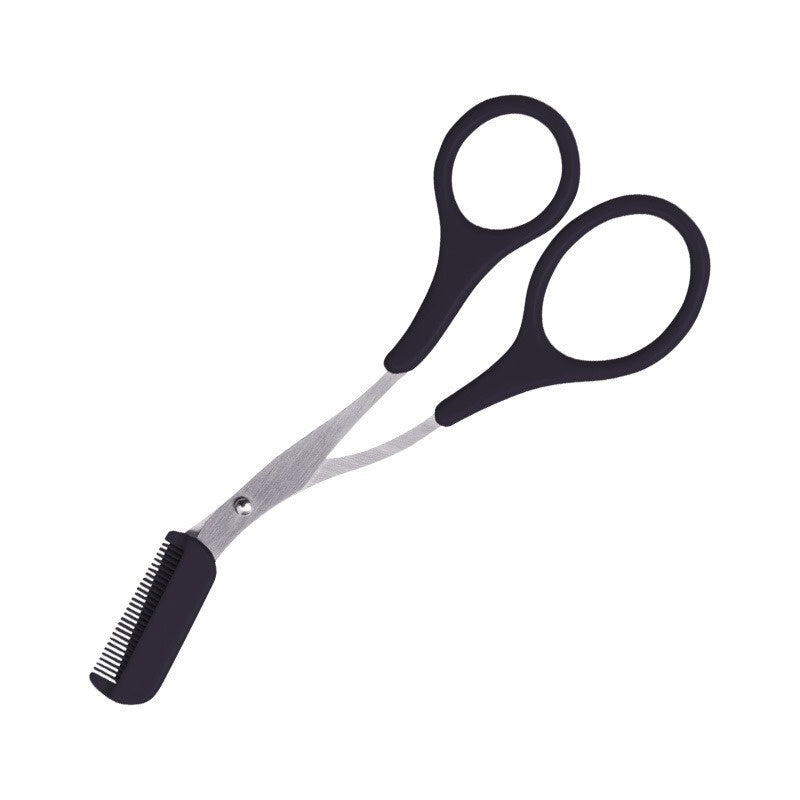 Ciseaux à sourcils avec peigne –  Acier inoxydable