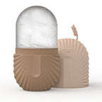 Rouleau de glace pour le visage – Anti-poches yeux, massage facial raffermissant, cube réutilisable et étanche pour soin éclat & beauté de la peau