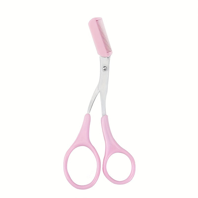 Ciseaux à sourcils avec peigne –  Acier inoxydable