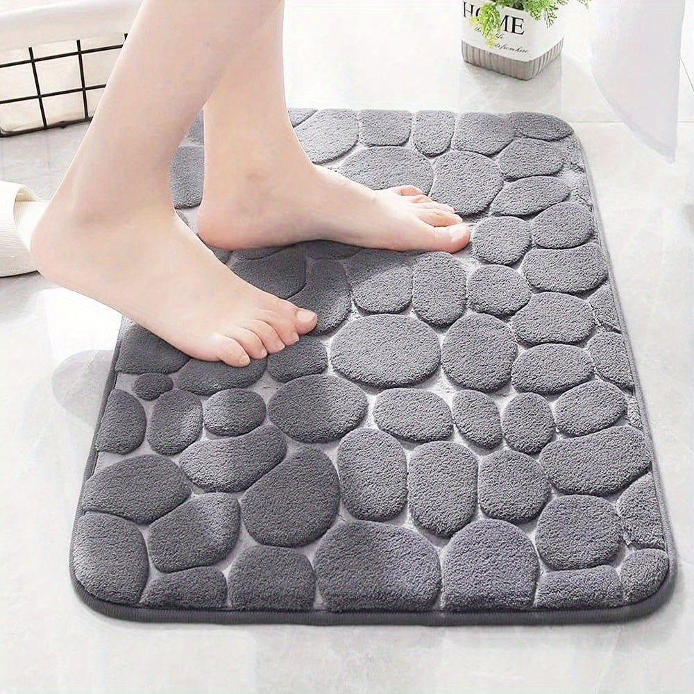 Tapis de Bain Doux en Mousse à Mémoire de Forme – Confort & Absorption Rapide