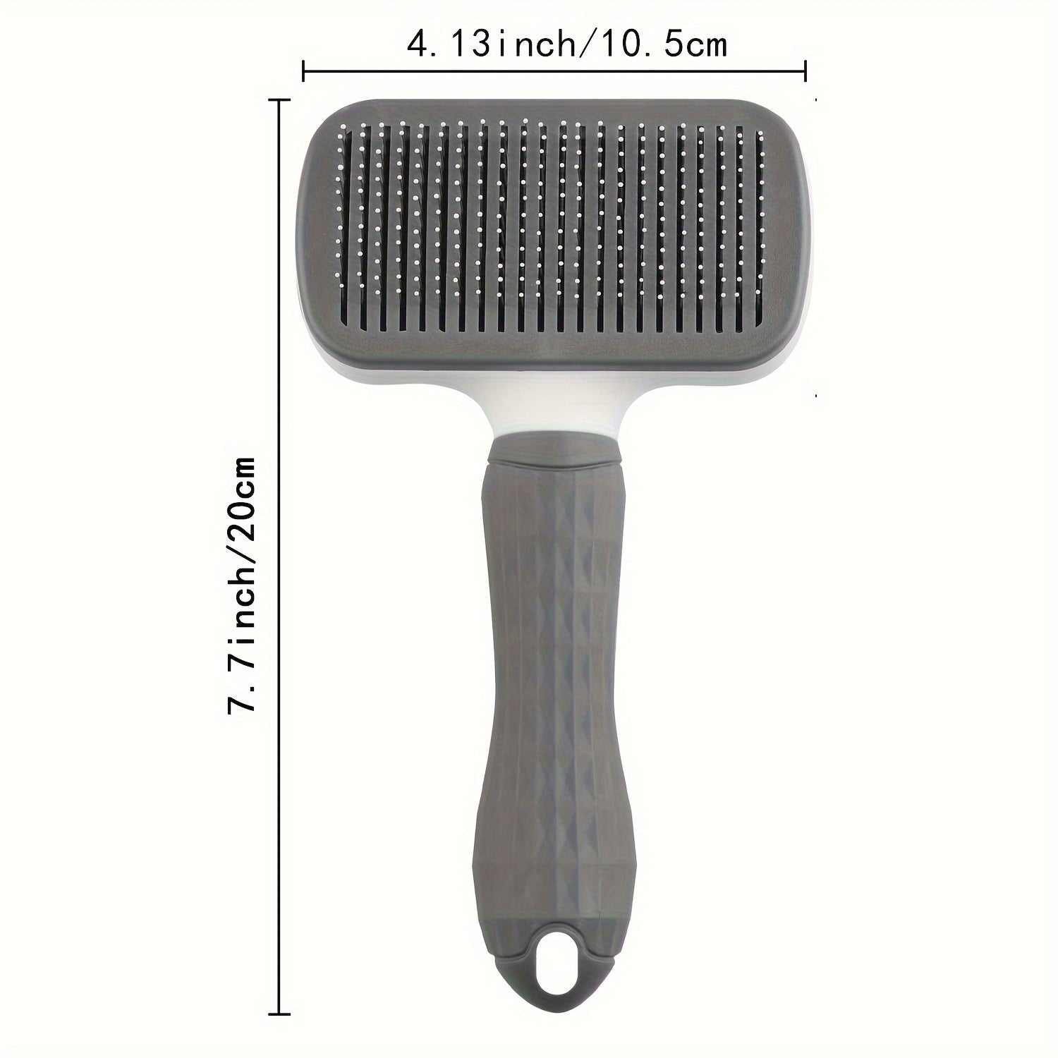 Brosse et peigne de massage 2-en-1 pour chiens et chats – Design ergonomique, tête détachable, élimination des poils morts et toilettage efficace, réduit la perte de poils