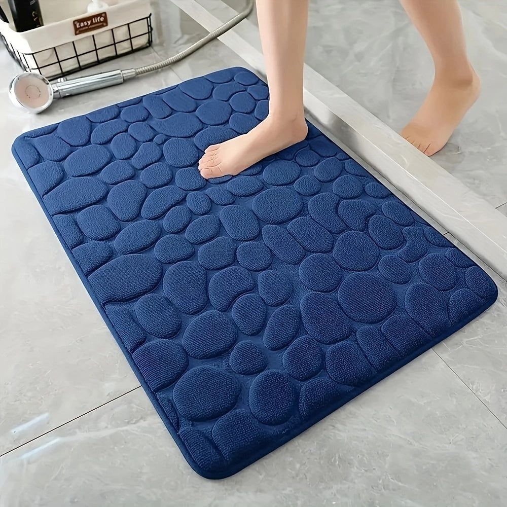 Tapis de Bain Doux en Mousse à Mémoire de Forme – Confort & Absorption Rapide