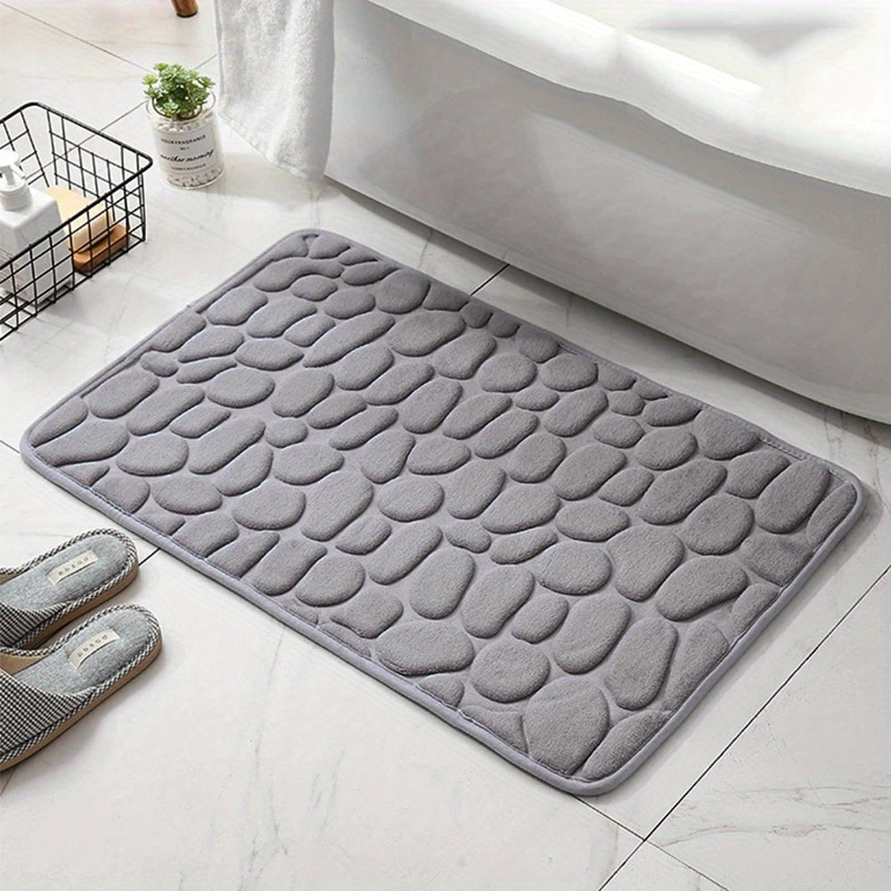 Tapis de Bain Doux en Mousse à Mémoire de Forme – Confort & Absorption Rapide