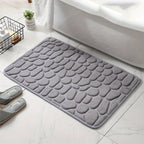 Tapis de Bain Doux en Mousse à Mémoire de Forme – Confort & Absorption Rapide