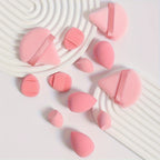 Coffret de 12 Éponges de Maquillage Polyvalentes – 3 Poudriers, 3 Mini Coussinets, 3 Beauty Blenders et 3 Mini Beauty Blenders