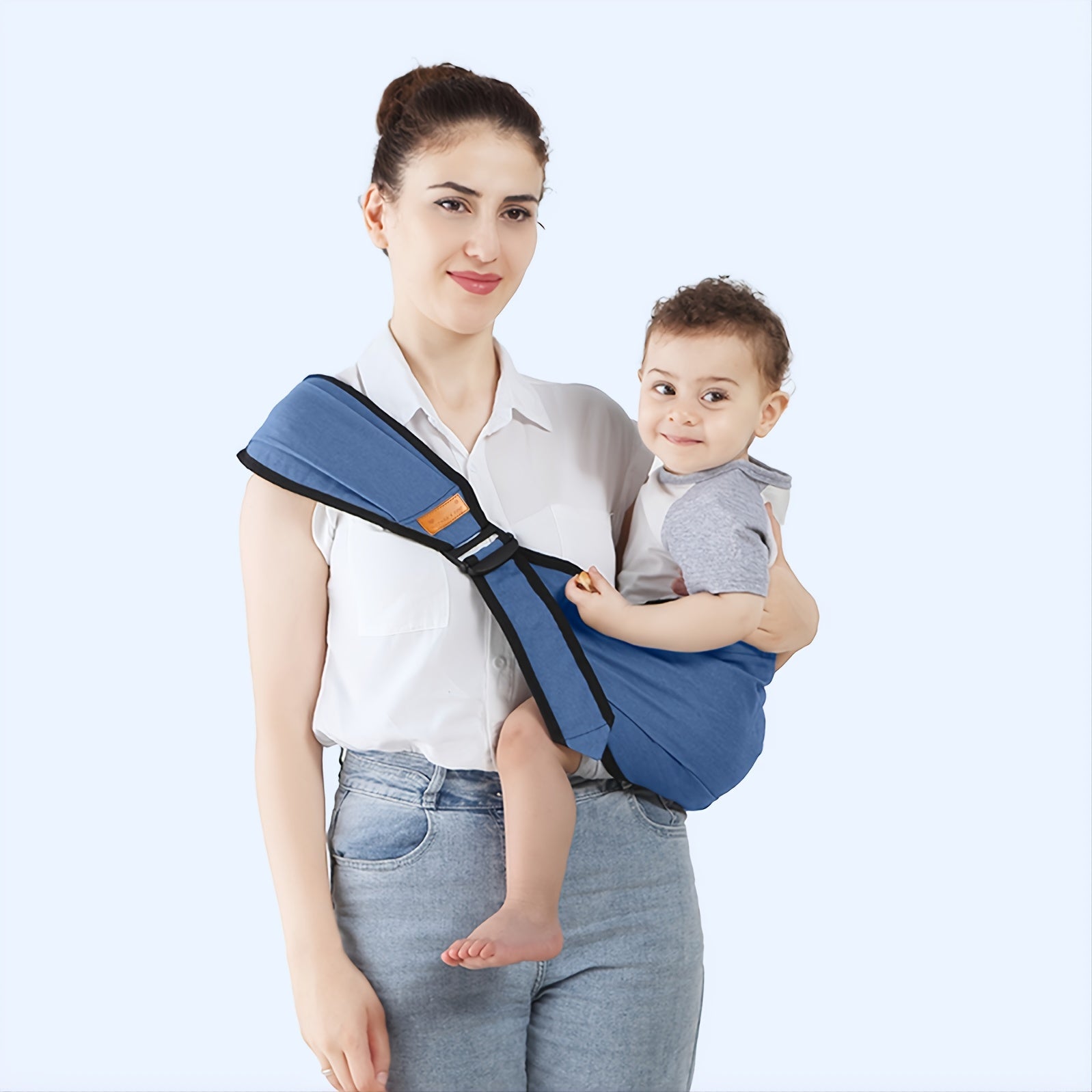 Porte-Bébé Ergonomique Tout-En-Un – De la Naissance à la Petite Enfance, Confortable, Sécurisé et Durable