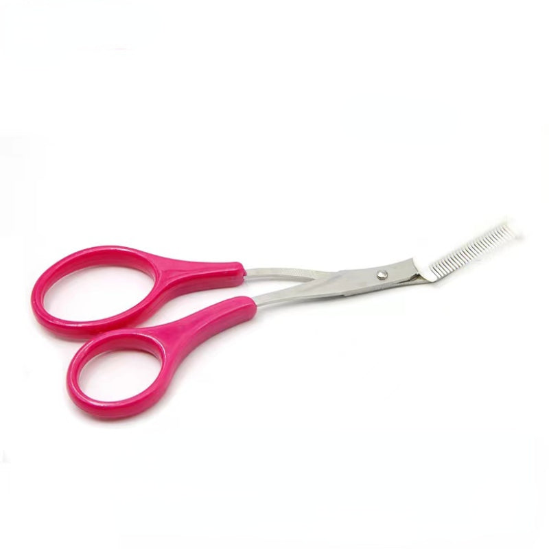 Ciseaux à sourcils avec peigne –  Acier inoxydable