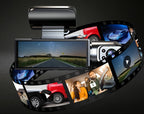 Caméra de Tableau de Bord Voiture ZKCAMSPY – Double Objectif Avant et Intérieur, 1080P HD, Vision Nocturne, Détection de Mouvement