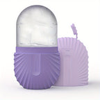 Rouleau de glace pour le visage – Anti-poches yeux, massage facial raffermissant, cube réutilisable et étanche pour soin éclat & beauté de la peau