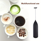 Mousseur à lait électrique – Mini fouet portable, à piles