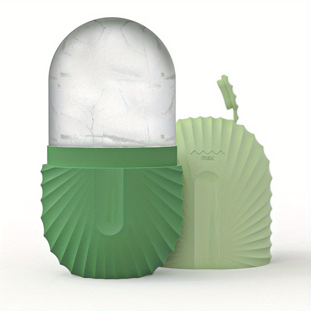 Rouleau de glace pour le visage – Anti-poches yeux, massage facial raffermissant, cube réutilisable et étanche pour soin éclat & beauté de la peau
