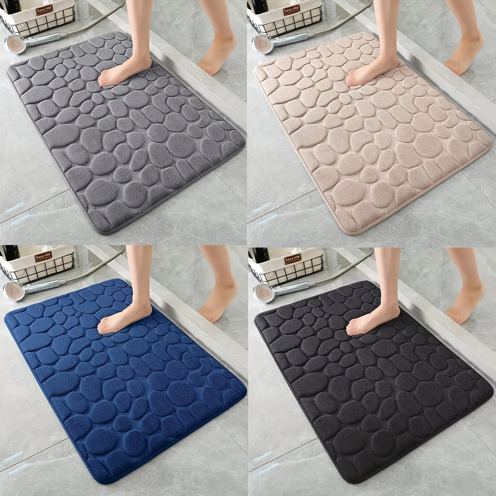 Tapis de Bain Doux en Mousse à Mémoire de Forme – Confort & Absorption Rapide