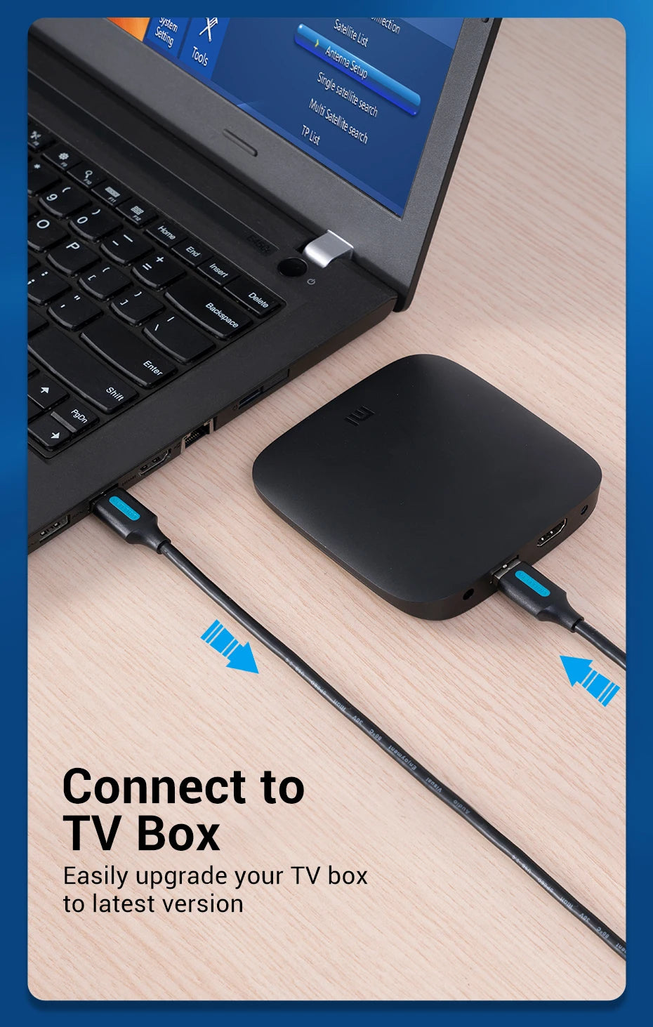 Vention Câble USB Mâle à Mâle | Extension USB 2.0 / 3.0 Haute Vitesse – Câble Extender pour Transfert de Données, Haut-parleur, Radiateur, Webcam HD, Voiture