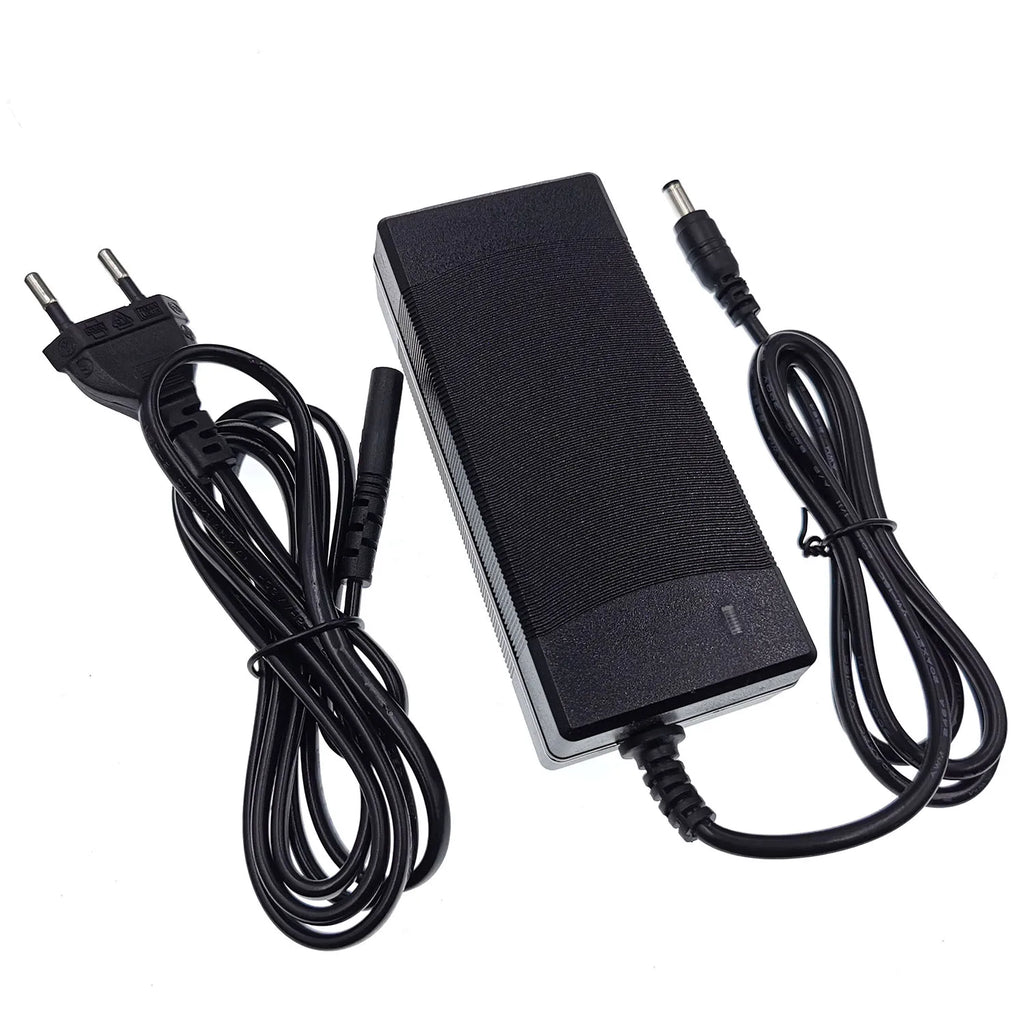 Chargeur Batterie 36V 2A – Sortie 42V 2A, Entrée 100-240V AC, Compatible Lithium, Li-ion et Li-Poly pour Batterie 36V 10S