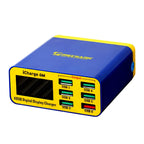 Chargeur USB Intelligent MECHANIC iCharge 6M – 6 Ports, Charge Rapide avec Écran Digital
