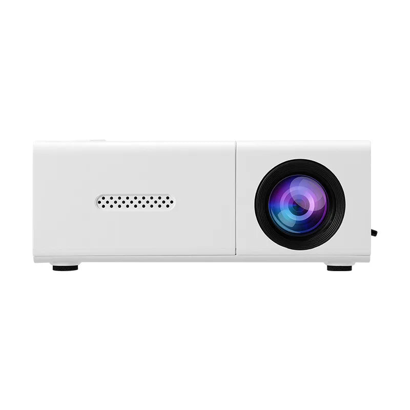 Mini Vidéoprojecteur Portable Full HD 1080P – Avec Télécommande, Compatible Smartphones, USB et Appareils Multimédias
