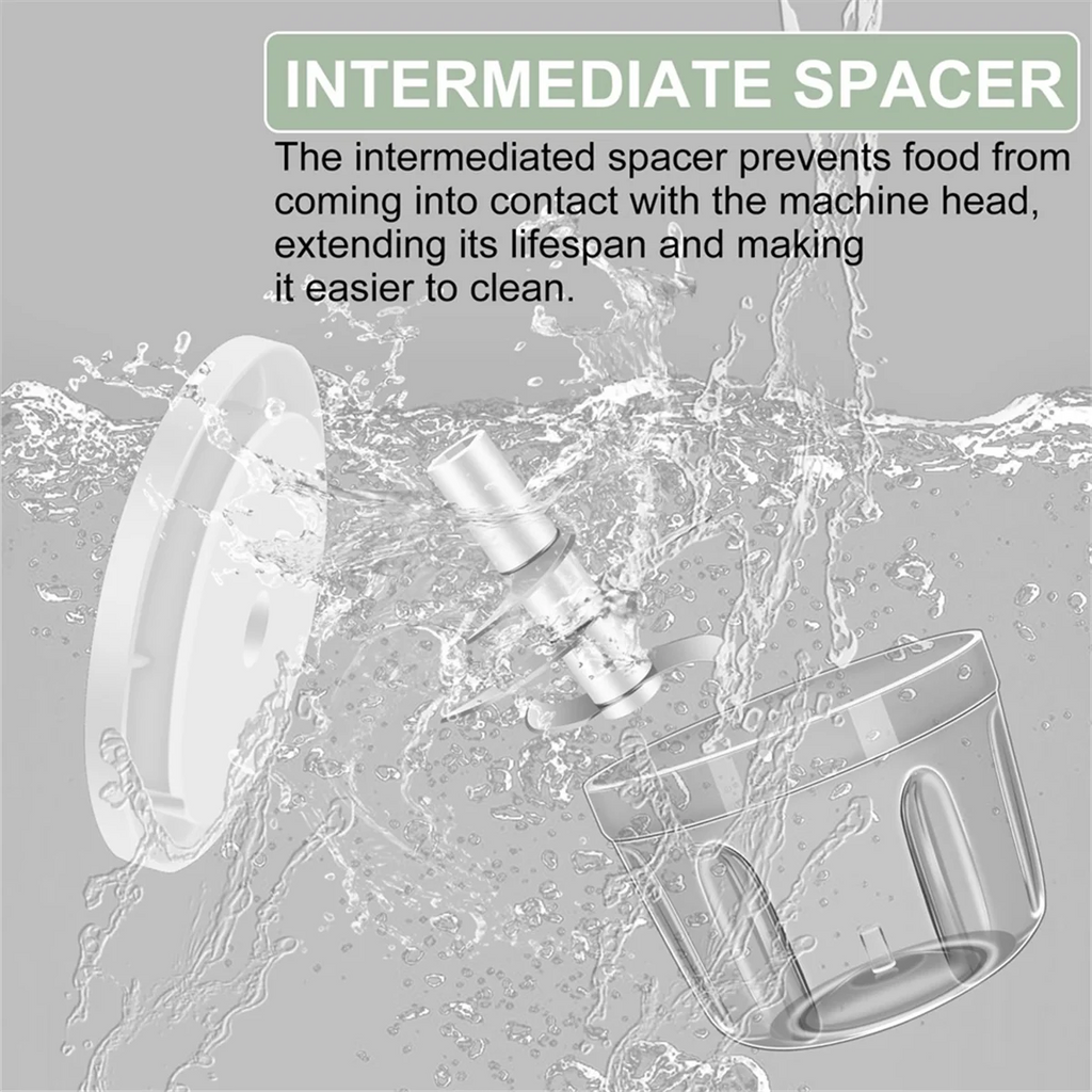 Hachoir Électrique AT13 400ML – Mini Mixeur USB Portable avec 6 Lames