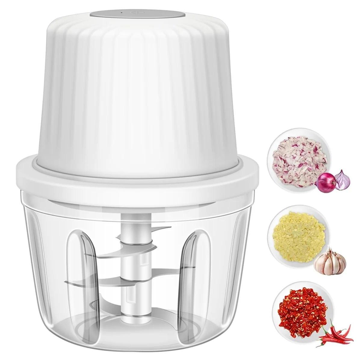 Hachoir Électrique AT13 400ML – Mini Mixeur USB Portable avec 6 Lames