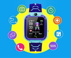 Montre Connectée pour Enfants avec Localisation GPS, Caméra, Vidéo, Musique, Jeux, Réveil et Calculatrice
