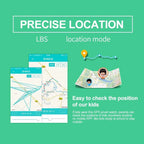 Montre Connectée pour Enfants avec Localisation GPS, Caméra, Vidéo, Musique, Jeux, Réveil et Calculatrice