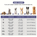 Panier apaisant pour chiens et chats – Lit rond douillet en forme de donut, coussin moelleux en fausse fourrure pour petits, moyens et grands animaux (40 à 99 cm)