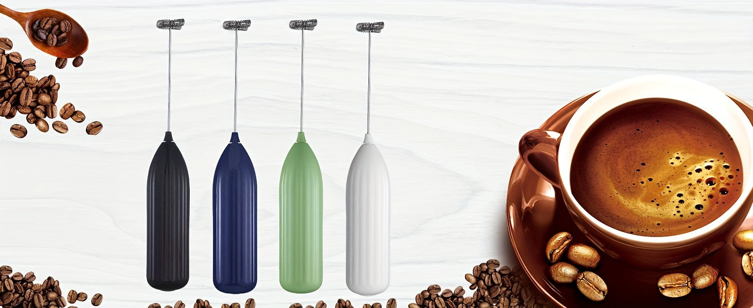 Mousseur à lait électrique – Mini fouet portable, à piles