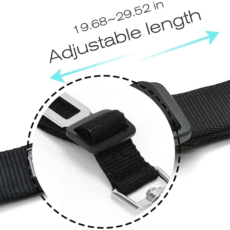 Ceinture de Sécurité Rétractable et Réglable pour Animaux
