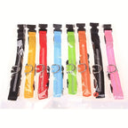 Collier Lumineux Réglable pour Chiens – Sécurité Nocturne, Strié Phosphorescent