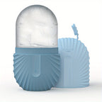 Rouleau de glace pour le visage – Anti-poches yeux, massage facial raffermissant, cube réutilisable et étanche pour soin éclat & beauté de la peau